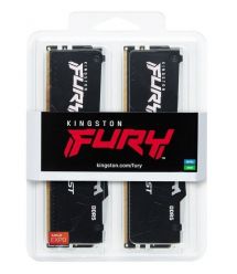 Kingston Память ПК DDR5 64GB KIT (32GBx2) 5200 FURY Beast RGB