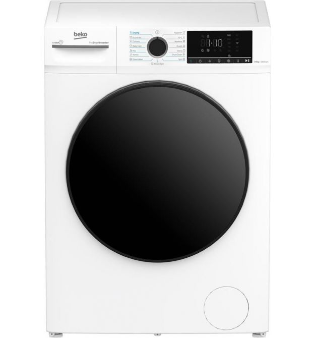 Beko Стирально-сушильная машина Beko фронтальная, 7(5)кг, 1400, D, 52см, дисплей, инвертор, пар, белый