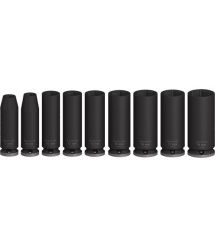 Bosch Набор ударных торцевых головок Professional Deep 9шт 3/8" 63мм