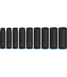 Bosch Набор ударных торцевых головок Professional Deep 9шт 1/4" 50мм