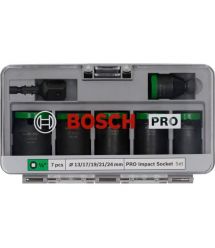 Bosch Набор ударных торцевых головок Professional Standart 7шт 1/2" с адаптеором