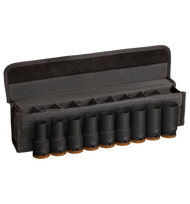 Bosch Набор ударных торцевых головок Professional Deep 9шт 3/4"