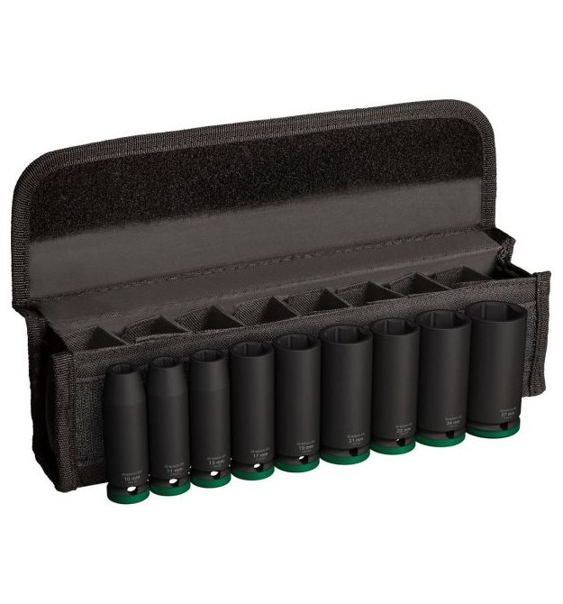 Bosch Набор ударных торцевых головок Professional Deep 9шт 1/2"