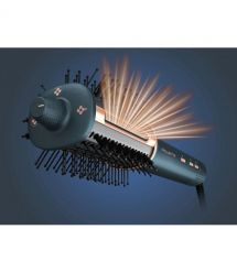 Rowenta Фен-щетка Air Brush 3D, 1200Вт, режимов-3, иониз-я, хол. обдув, функция фена, керамика, черный