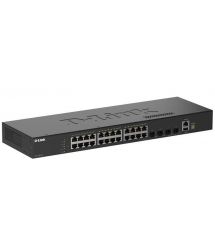 D-Link Коммутатор DGS-1530-28 24xGE, 4xSFP+ Управляемый, L3