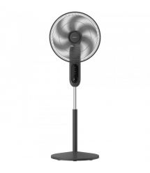 Philips Вентилятор напольный Series 1001, 45см, 47Вт, пульт ДУ, опора круглая, ароматерапия, черный