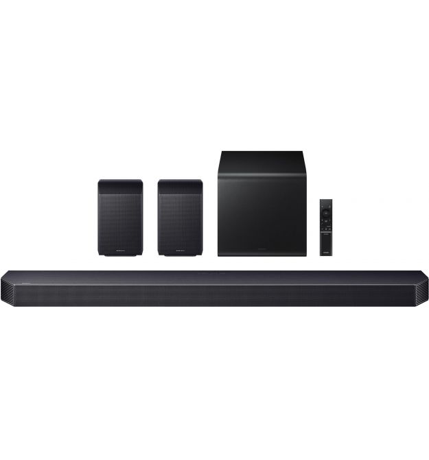 Samsung Саундбар HW-Q930F 580Вт, 9.1.4, BT, HDMI-eARC, Wi-Fi, саб, Dolby Atmos, черный