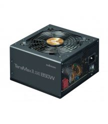 Zalman Блок питания Teramax II SE (850W) 89%, 80+ Gold, 120мм, 1xMB 28pin (18+10), 2xCPU(4pin+ 4pin), 3xMolex, 12xS