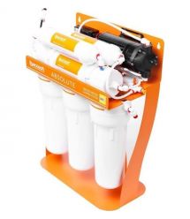 Ecosoft Фильтр обратного осмоса Absolute с минерализатором и насосом на станине, мембрана 75gpd DuPont, дренаж 1:1