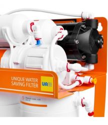 Ecosoft Фильтр обратного осмоса Absolute с минерализатором и насосом на станине, мембрана 75gpd DuPont, дренаж 1:1