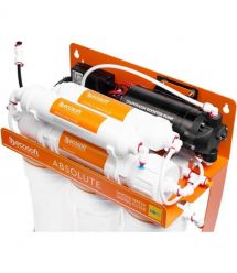 Ecosoft Фильтр обратного осмоса Absolute с минерализатором и насосом на станине, мембрана 75gpd DuPont, дренаж 1:1