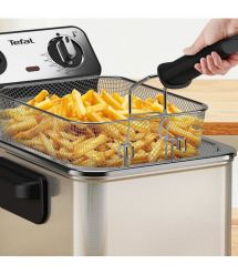 Tefal Фритюрниця Filtra Pro, 2400Вт, ємність-3л, механічне керув., від 150°C до 190°C нержавіюча сталь, черный