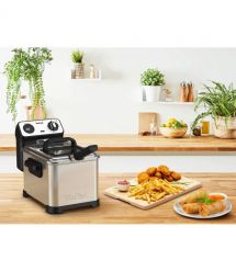 Tefal Фритюрниця Filtra Pro, 2400Вт, ємність-3л, механічне керув., від 150°C до 190°C нержавіюча сталь, черный