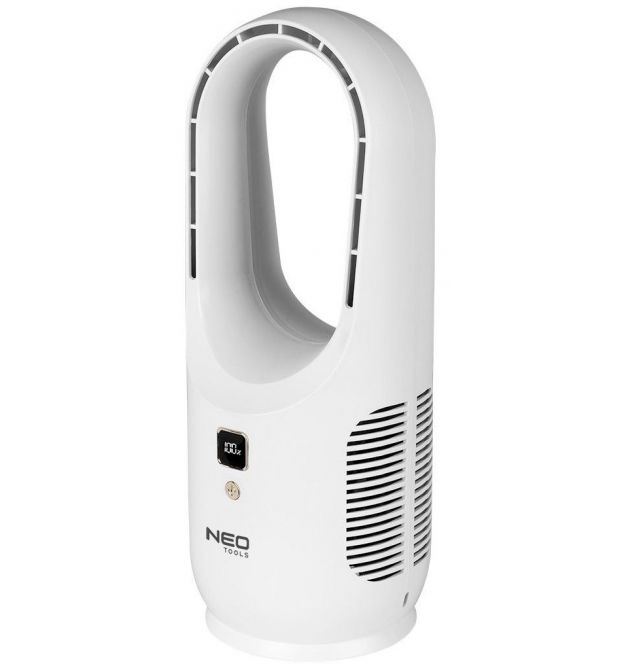 Neo Tools Настольный вентилятор аккумуляторный, 345мм, 2200 мАч, белый