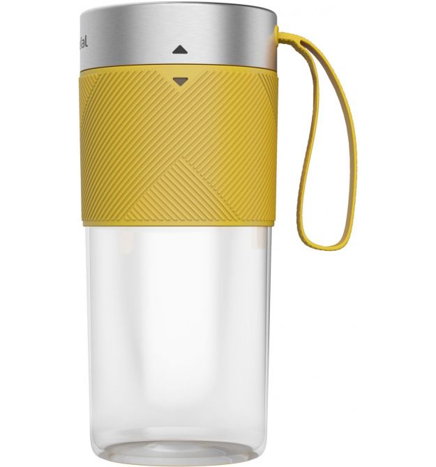 Tefal Блендер Lightmix портативный для смузи, чаша-300мл, USB, желтый