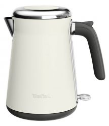 Tefal Электрочайник Collection 1.7л, Strix, нерж. сталь, белый