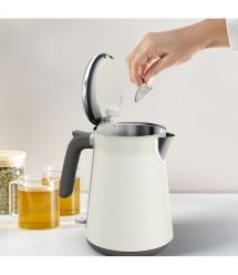 Tefal Электрочайник Collection 1.7л, Strix, нерж. сталь, белый