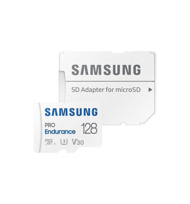 Samsung Карта памяти microSD 128GB C10 UHS-I R180MB/s PRO Endurance + SD