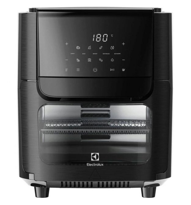 Electrolux Мультипеч 1800Вт, чаша-12л, сенсорное управл., 12 авто. программ, окошко, пластик, черный