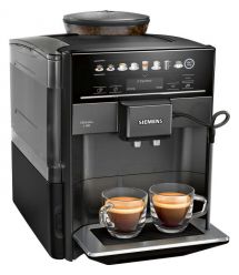 Siemens Кофемашина, 1.7л, зерно+мол., автомат.капуч, LED-дисплей, авторецептов -8, черный