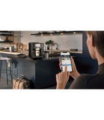 Siemens Кофемашина, 2.4л, зерно+мол., автомат.капуч, LED-дисплей, авторецептов -19, черный