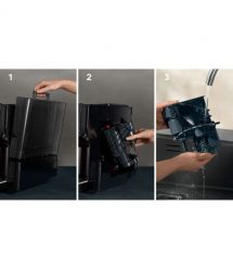 Siemens Кофемашина, 2.4л, зерно+мол., автомат.капуч, LED-дисплей, авторецептов -19, черный