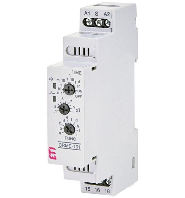 ETI Многофункциональное реле времени CRME-101 (12-240V AC/DC, 1x16A_AC1)
