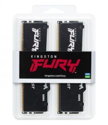 Kingston Память ПК Kingston DDR5 64GB KIT (32GBx2) 6000 FURY Beast RGB