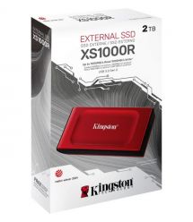 Kingston Портативный SSD Kingston 2TB USB 3.2 Gen 2 Type-C XS1000
