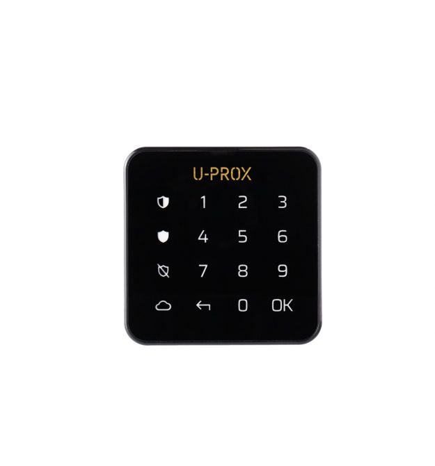 U-Prox Беспроводная сенсорная клавиатура Keypad G1 Black, 1 группа, беспроводной, чёрный