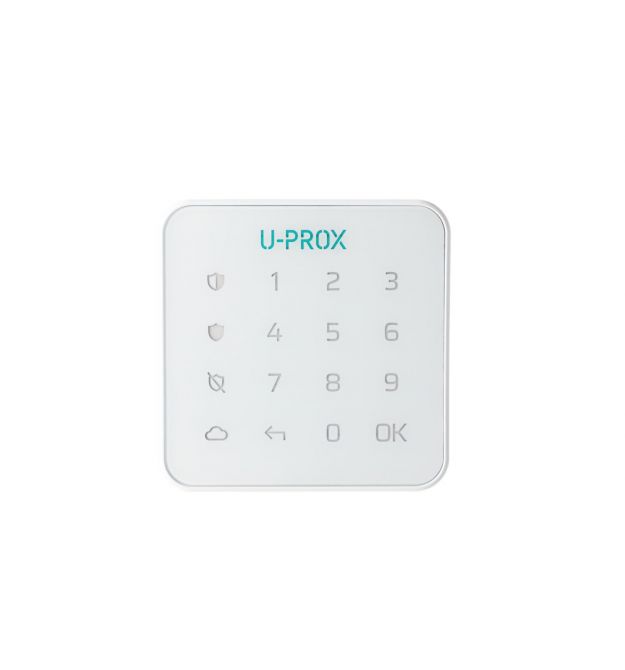 U-Prox Беспроводная сенсорная клавиатура Keypad G1 White, 1 группа, беспроводной, белый