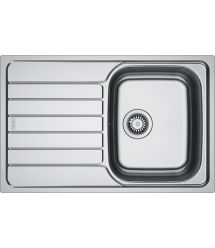 Franke Мойка кухонная Franke Spark, нерж.сталь, прямоуг., с крылом, 780х500х340мм, чаша- 1, врезная, SKL 611-78, нерж декор