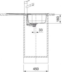 Franke Мойка кухонная Franke Spark, нерж.сталь, прямоуг., с крылом, 780х500х340мм, чаша- 1, врезная, SKL 611-78, нерж декор