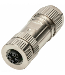 Digitus Коннектор CАТ 6A M12 F, X-coded, STP, IP67