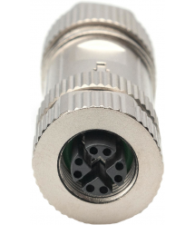 Digitus Коннектор CАТ 6A M12 F, X-coded, STP, IP67