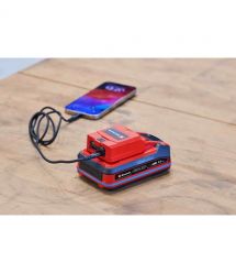 Einhell Зарядное устройство USB аккумуляторное TC-CP 18 Li USB A/C - Solo, PXC, 18В, Type-A/Type-C, 2 A, 0.06 кг (без АКБ и ЗУ)
