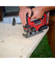 Einhell Лобзик аккумуляторный TE-JS 18/100 Li - Solo, PXC, 18В, 3000 об/мин, ход 26 мм, 1.87 кг (без АКБ и ЗУ)