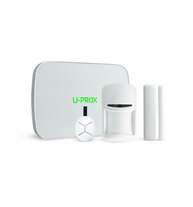 U-Prox Комплект охранной сигнализации MPX LE KF kit White, MPX LE, PIR, WDC, Keyfob B4, беспроводной, белый