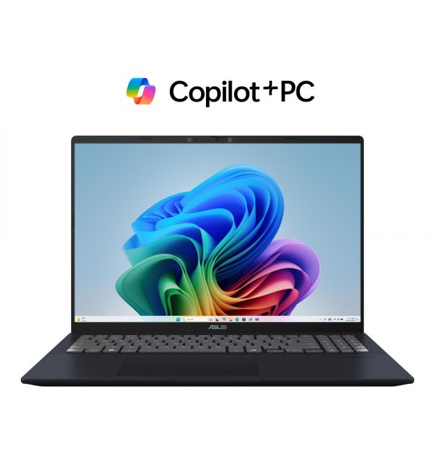 ASUS Ноутбук Vivobook 16 X1607QA-MB055W 16" WUXGA IPS, Snapdragon X X1 26 100, 16GB, F512GB, UMA, Win11, Голубой