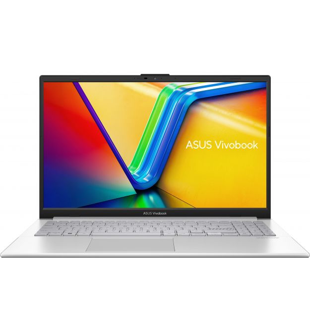 ASUS Ноутбук Vivobook Go 15 E1504FA-BQ1105 15.6" FHD IPS, AMD R3-7320U, 16GB, F512GB, UMA, NoOS, Серебристый