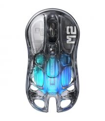 GravaStar Мышь Mercury M2, BT/WL/USB-A, RGB, чорно-прозорий