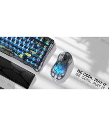 GravaStar Мышь Mercury M2, BT/WL/USB-A, RGB, чорно-прозорий