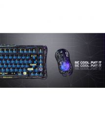 GravaStar Мышь Mercury M2, BT/WL/USB-A, RGB, чорно-прозорий