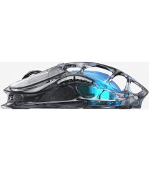 GravaStar Мышь Mercury M2, BT/WL/USB-A, RGB, чорно-прозорий