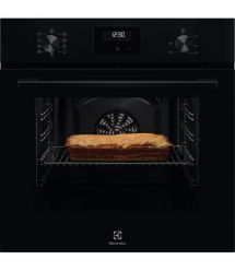 Electrolux Духовой шкаф Electrolux электрический, 65л, A, дисплей, конвекция, телескопические направляющие, черный