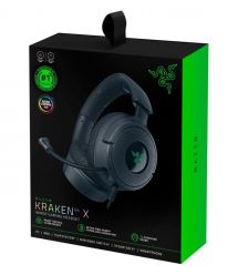 Razer Гарнитура игровая Kraken V4 X, 7.1, USB-A, 1.8м, RGB, чёрный