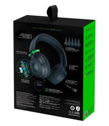 Razer Гарнитура игровая Kraken V4 X, 7.1, USB-A, 1.8м, RGB, чёрный