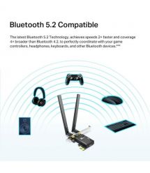 TP-Link WiFi-адаптер Archer TX20E AX1800, PCI-Express x1, BT5.2