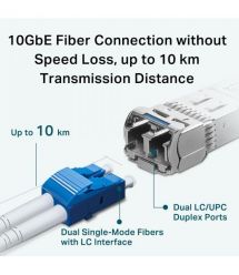 TP-Link Трансивер SFP+ TP-LINK TL-SM5110-LR 10GBase-LR, SM, 10km, LC