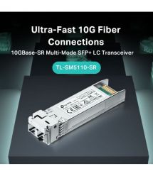 TP-Link Трансивер SFP+ TP-LINK SM5110-SR 10GBase-SR, MM, 300m, LC